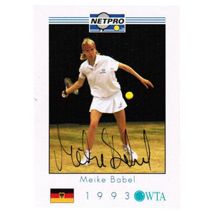 Meike Babel Signed Women`s Card Memorabilia Netpro