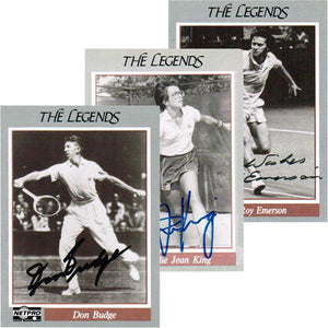 22 Autographed Legend Cards Memorabilia Netpro