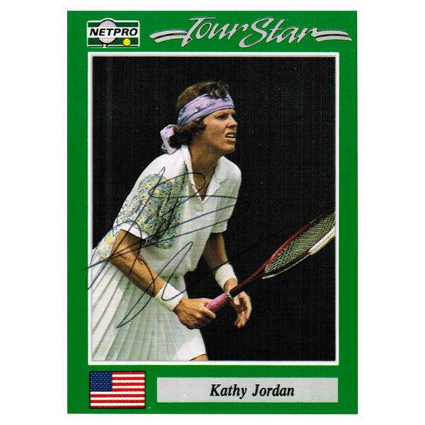 Kathy Jordan Signed Women`s Card Memorabilia Netpro