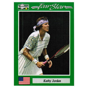 Kathy Jordan Signed Women`s Card Memorabilia Netpro