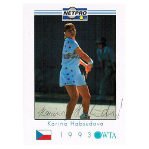 Karina Habsudova Signed Women`s Memorabilia Netpro