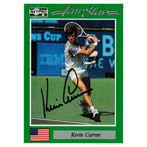 Kevin Curren Signed Men`s Card Memorabilia Netpro