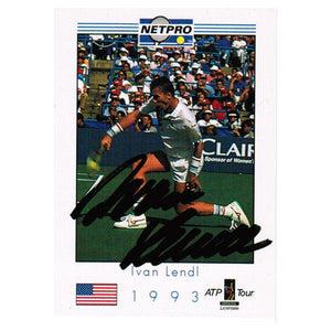 Ivan Lendl Signed Men`s Card Memorabilia Tennis Express