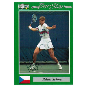 Helana Sukova Signed Women`s Card Memorabilia Netpro