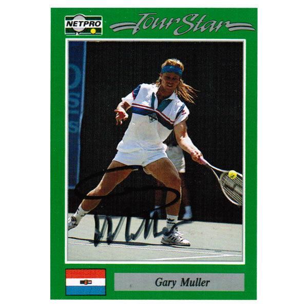 Gary Muller Signed Men`s Card Memorabilia Netpro
