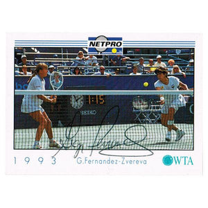 Gigi Fernandez Signed Doubles Memorabilia Netpro