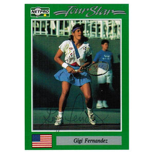 Gigi Fernandez Hand Signed Women Memorabilia Netpro