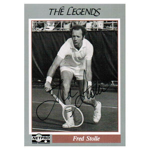 Fred Stolle Signed Legends Card Memorabilia Netpro