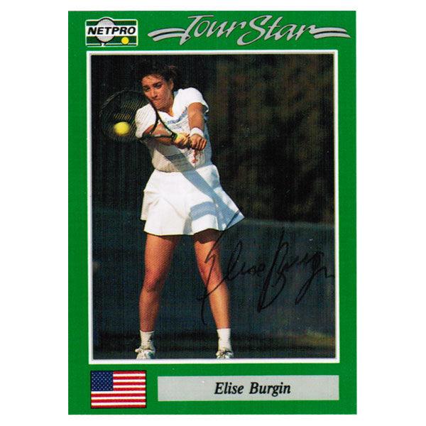 Elise Burgin Signed Women`s Card Memorabilia Netpro