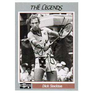 Dick Stockton Signed Legends Card Memorabilia Netpro