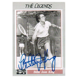 Billie Jean King Signed Legends Memorabilia Tennis Express