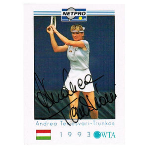 Andrea Temesvari Signed Women`s Memorabilia Netpro