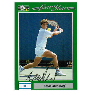 Amos Mansdorf Signed Men`s Card Memorabilia Tennis Express