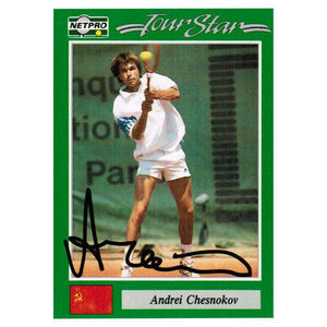 Andrei Chesnokov Signed Men`s Memorabilia Netpro