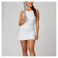 Women's 14 Inch High Waisted Diamond Jacquard Tennis Skort White Apparel Sofibella