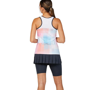 Womens Shades of Pink Racerback Tennis Tank Shades of Pink Apparel Sofibella