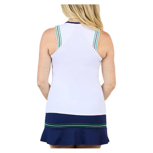 Women`s Tennis Tank White Apparel Sofibella