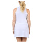 Women`s 32 Inch Tennis Dress White and Zen Apparel Sofibella