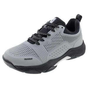 Men`s Fresh Shot Graphite Pickleball Shoes Grey and Black Footwear Acacia