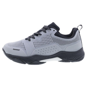 Men`s Fresh Shot Graphite Pickleball Shoes Grey and Black Footwear Acacia