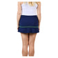 Women`s 14 Inch Tennis Skort Navy and Zen Apparel Sofibella