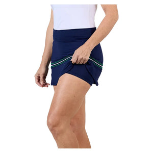 Women`s 14 Inch Tennis Skort Navy and Zen Apparel Sofibella
