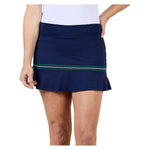 Women`s 14 Inch Tennis Skort Navy and Zen Apparel Sofibella