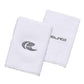 Double-Wide Wrist Band White and Gray Solinco