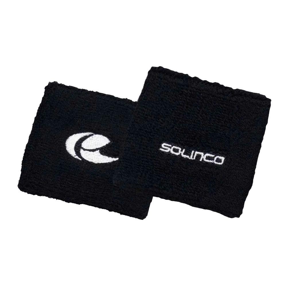 Single-Wide Wrist Band Black and White Solinco