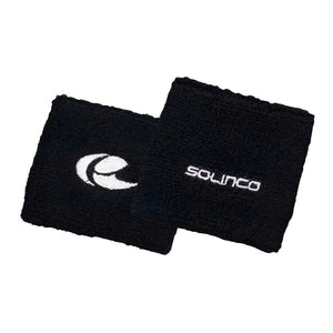 Single-Wide Wrist Band Black and White Solinco