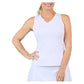 Women`s Tennis Tank White Apparel Sofibella