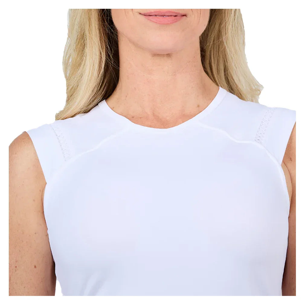 Women`s Sleeveless Tennis Top White Apparel Sofibella