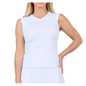 Women`s Sleeveless Tennis Top White Apparel Sofibella