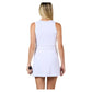 Women`s 32 Inch Tennis Dress White Apparel Sofibella
