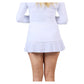 Women`s 13 Inch Tennis Skort White Apparel Sofibella
