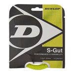 S-Gut 17G Yellow Tennis String Strings Dunlop