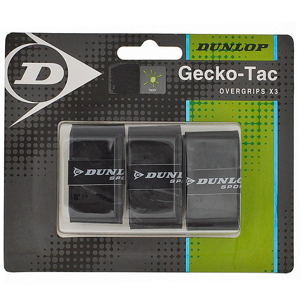 Tac 3 Pack Black Tacky Tennis Overgrip Accessories Dunlop