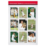 Wimbledon 2008 Final 9 Card Tribute Memorabilia Spotlight Tribute