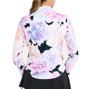 Women`s Long Sleeve Tennis Top Peonies Apparel Sofibella