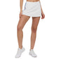 Women's Elite Racer Tennis Skort White and Apricot Apparel Lija
