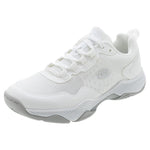 Men`s Clear Shot Quicksilver Pickleball Shoes White and Silver Footwear Acacia