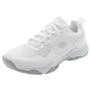 Men`s Clear Shot Quicksilver Pickleball Shoes White and Silver Footwear Acacia