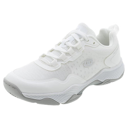 Men`s Clear Shot Quicksilver Pickleball Shoes White and Silver Footwear Acacia