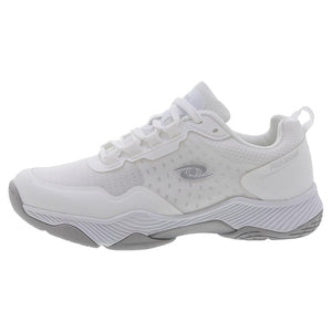 Men`s Clear Shot Quicksilver Pickleball Shoes White and Silver Footwear Acacia