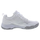 Men`s Clear Shot Quicksilver Pickleball Shoes White and Silver Footwear Acacia