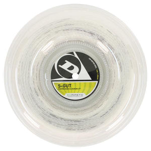 S-Gut 16G White Tennis String Reel Strings Dunlop