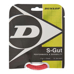 Pink - S-Gut 17G Pink Tennis String Strings Dunlop