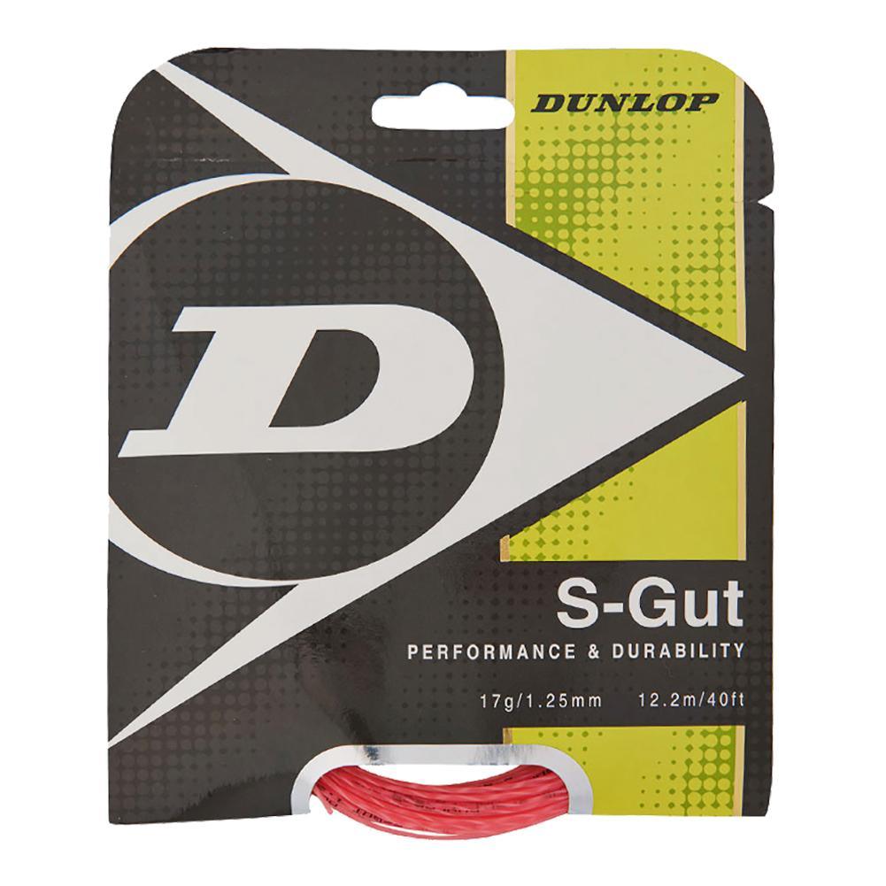 Pink - S-Gut 17G Pink Tennis String Strings Dunlop