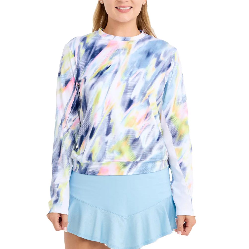 Women`s 24 inch Tennis Pullover Aurora Sky Apparel Sofibella