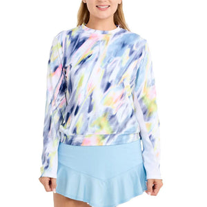 Women`s 24 inch Tennis Pullover Aurora Sky Apparel Sofibella